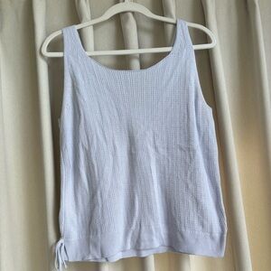 Loft light blue knit top
